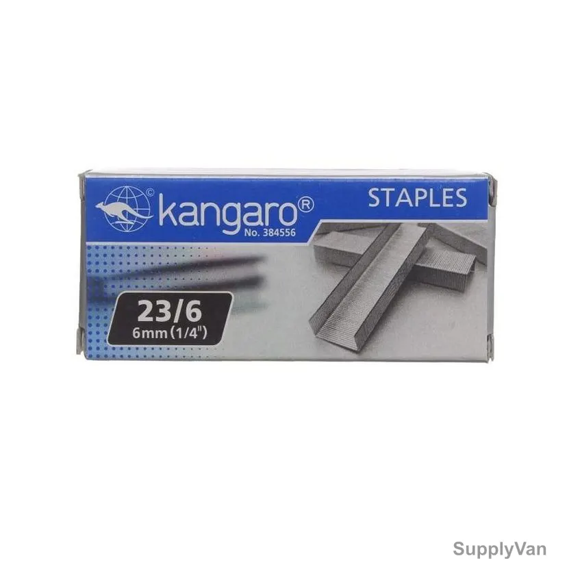 Kangaro Staple Pin, 23-6-1M, 6MM, 1000 Pcs/Box