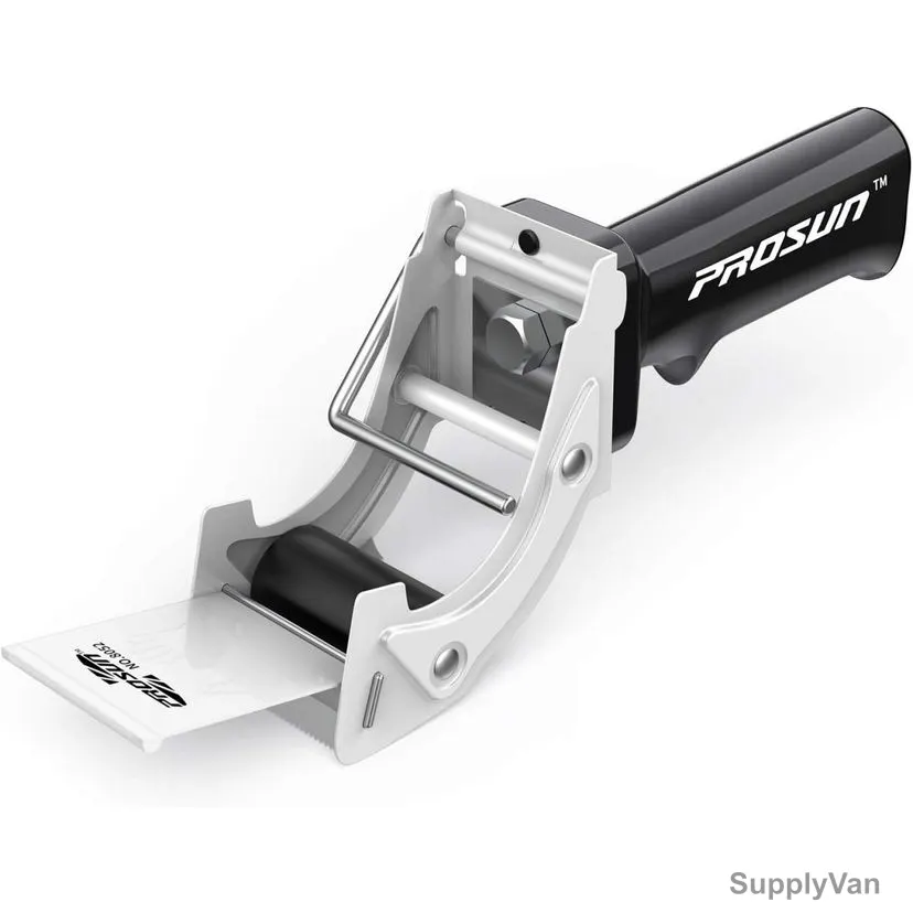 Prosun Heavy Duty Handheld Tape Dispenser, Metal, 50MM, White