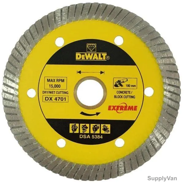 Dewalt Block Cutting Diamond Blade, DX4701, 100MM