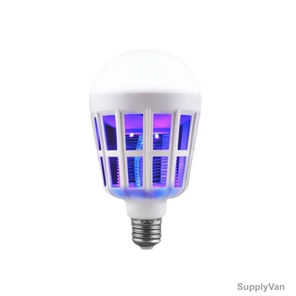 Mosquito Killer Bulb, Polycarbonate, 15W, E27, 6500K, Cool Daylight