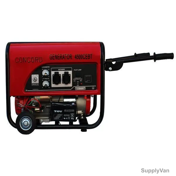 Concord Gasoline Generator, 4500CEBT, 3.5KVA