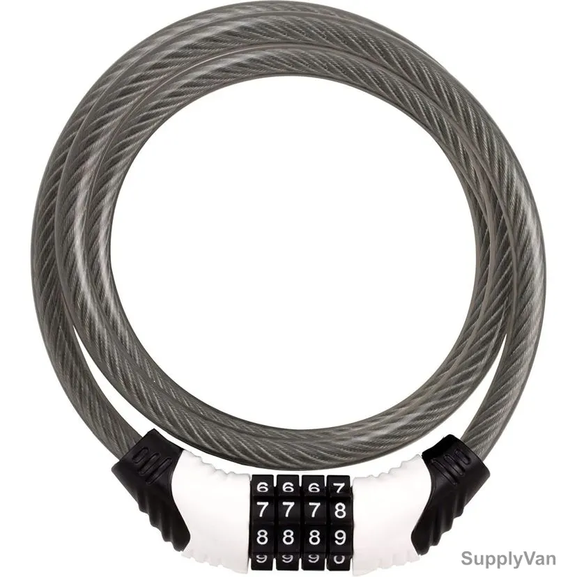 Stanley Combination Cable Lock, S741-153, Zinc Alloy, 10MM Thk, 1800MM Length — image 1