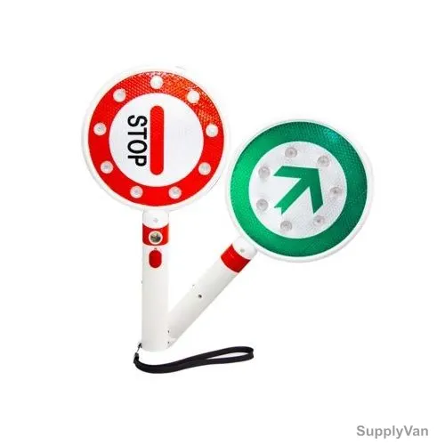Handheld Rechargeable Bi-Direction Warning Light, CH-1110, PPC, 90MM Dia x 370MM Height