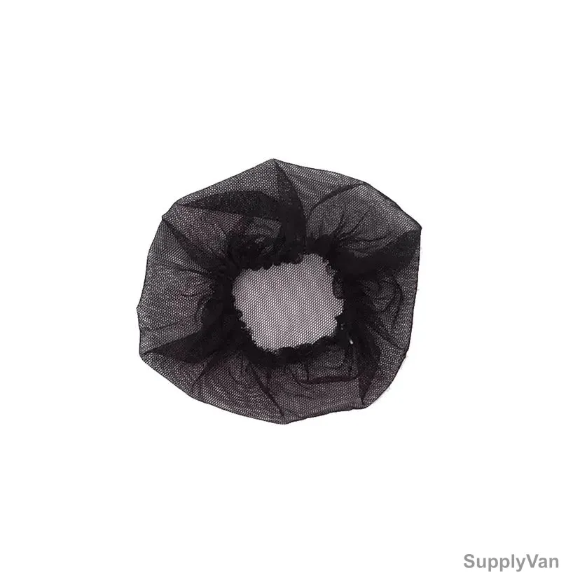 BYFT Disposable Hair Net, Polypropylene, 8 GSM, Free Size, Black, 100 Pcs/Pack — image 1