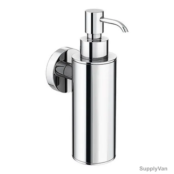 Rzbm Wall Mounted Soap Dispenser, 169.5MM Height x 50.8MM Width x 100MM Depth, 250ML Capacity, Chrome