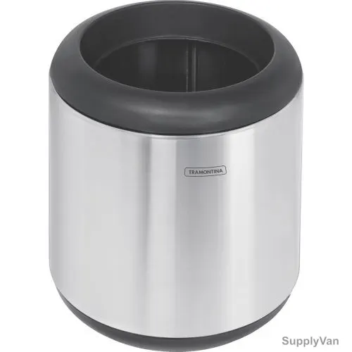 Tramontina Capsule Trash Bin, 94540013, 7 Litres, Silver