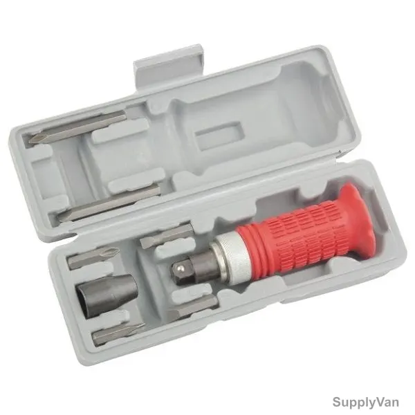 Mtx Impact Rotation Screwdriver With Rubber Coated Handle, 115799, CrV Steel, 1/2 Inch, 8 Pcs/Set