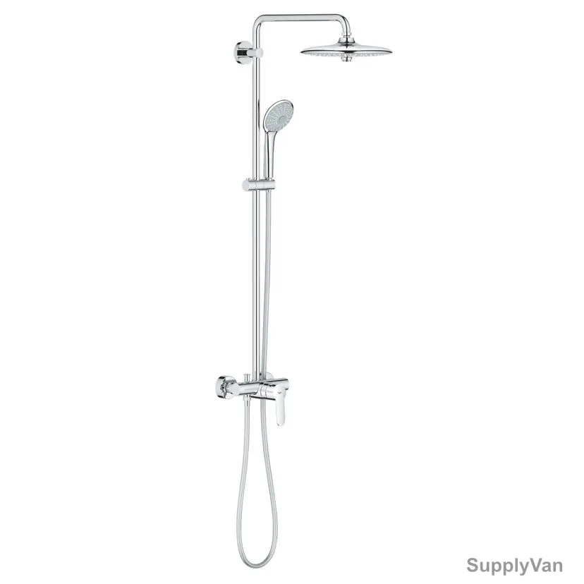 Grohe Single Lever Rain Shower Set, 2747300F, Euphoria System 260, Metal, 7.6 Ltrs/Min, Starlight Chrome Finish — image 1