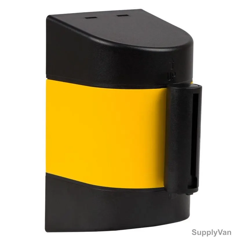 Customized Warehouse Wall Mounted Retractable Belt Barrier, Plastic, 48MM Width x 3 Mtrs Length