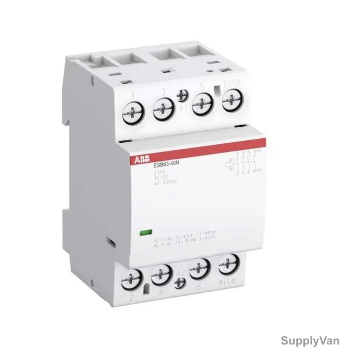ABB Installation Contactor, ESB63-30N-06, 3 Pole, 63A