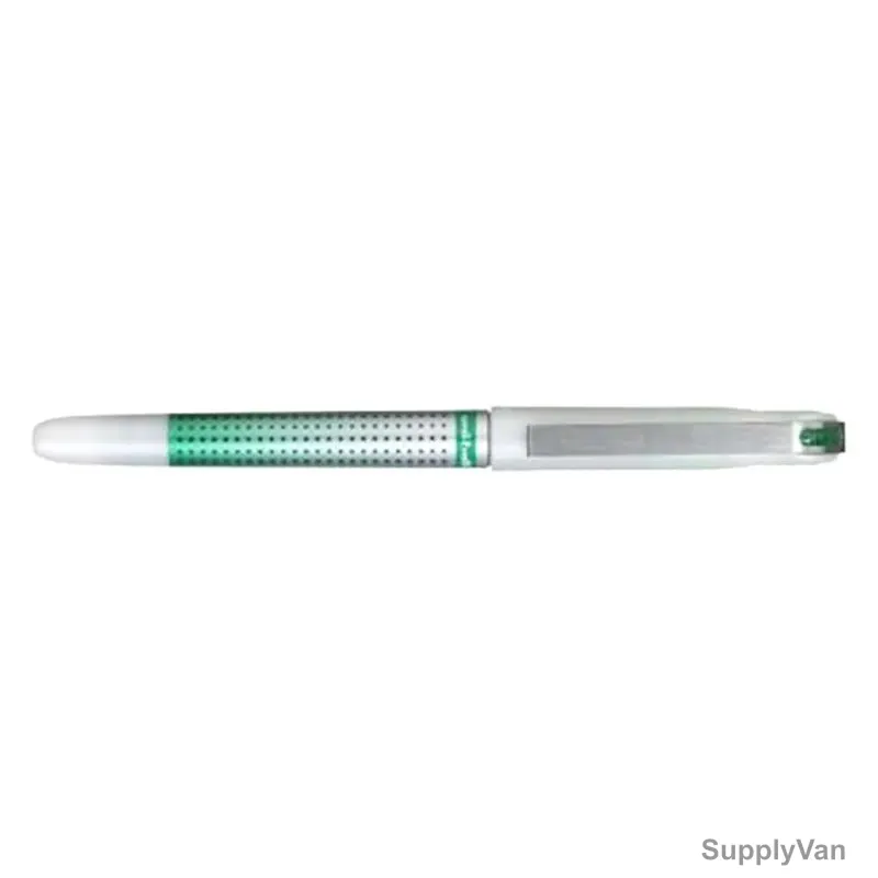 Uni-Ball Ball Point Pen, UB187S-GN, Eye Needle, 0.7MM Tip, Green, 12 Pcs/Pack
