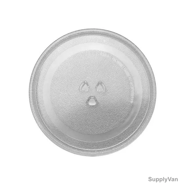 Replacement Turntable Plate for Small Microwaves, 245MM, Glass, White