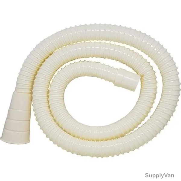 WaterWave Washing Machine Outlet Hose, 2 Mtrs, White