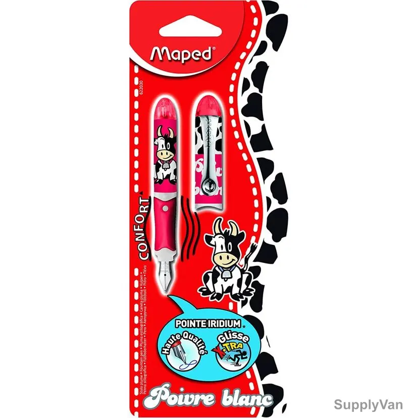 Maped Mini Cow Fountain Pen, MD-622030, Stainless Steel Nib, Multicolor — image 1