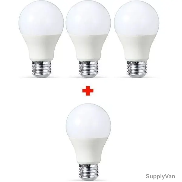 Pro-Led LED Bulb, 9W, CoolWhite, 3+1