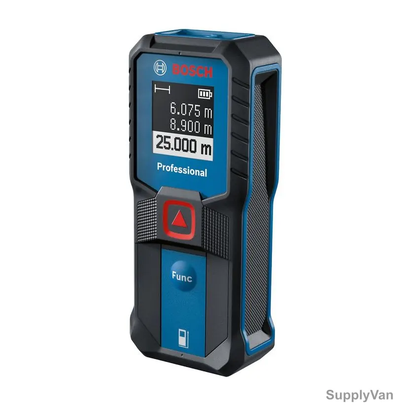 Bosch Laser Measure, GLM-25-23, Class 2, 1.5V, IP54, 25 Mtrs Measuring Range
