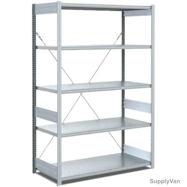 Bito Boltless Shelving With 5 Shelves, 10-17027, 2000 x 600MM, Galvanised — image 1