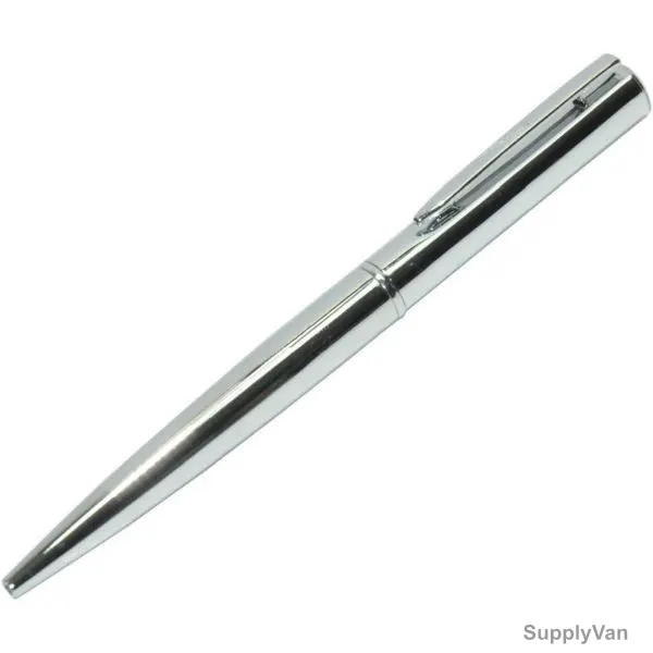 FIS Ballpoint Pen, FSBP-60BK, 0.7MM, Silver Body, Black Ink