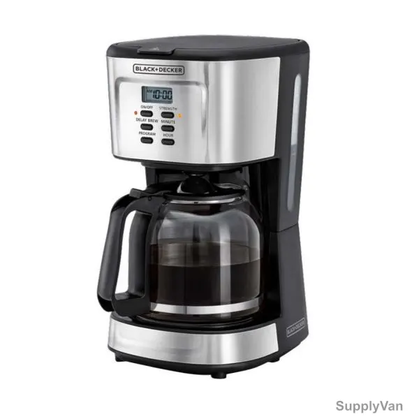 Black and Decker Coffee Maker, DCM85-B5, 800W, 5 Oz, Black
