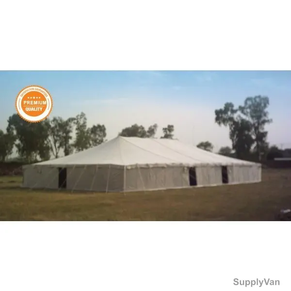 Party Tent, AMT-130, Iron Stick, 10 x 20 Mtrs, White