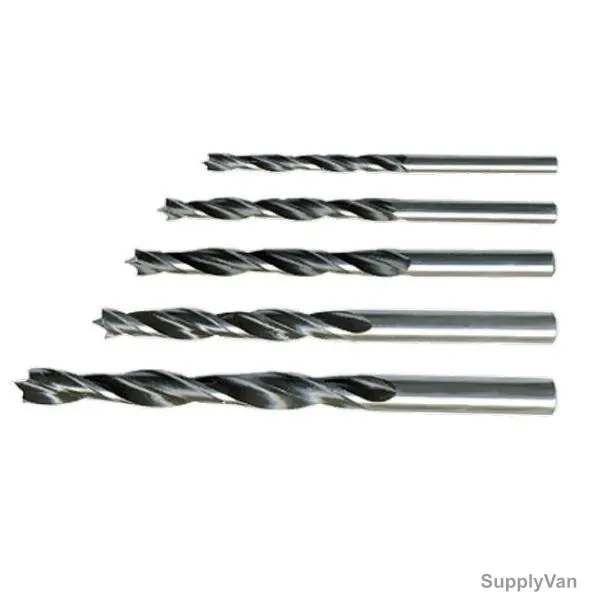 Sparta Wood Drill Bit Set, 702105, Cylindrical Shank, 5 Pcs/Set