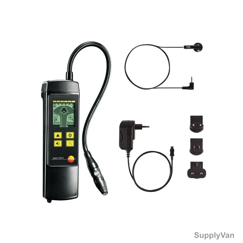 Testo Gas Leak Detector, 316-2, 10 PPM, Black — image 1