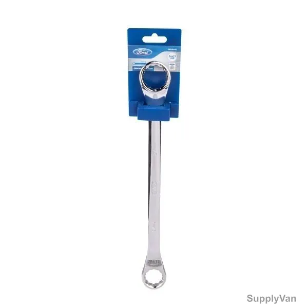 Ford Double Ring Spanner, FHT-EI-045, 24 X 27MM, Silver