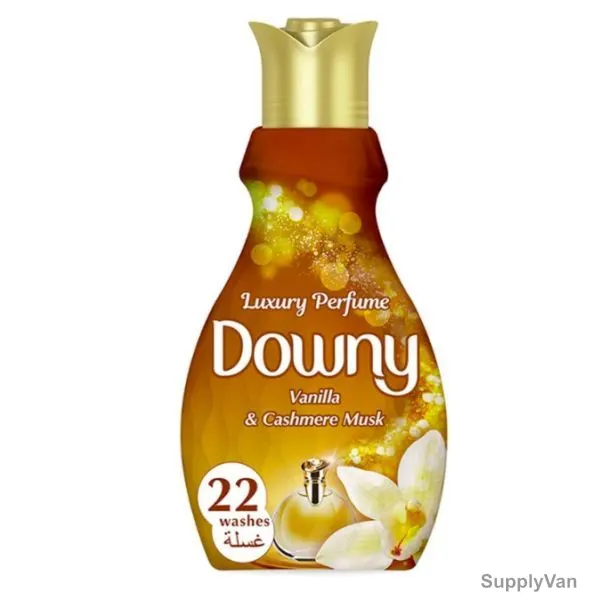 Downy Luxury Perfume Concentrate Fabric Softener, Vanilla and Cashmere Musk, 880ML