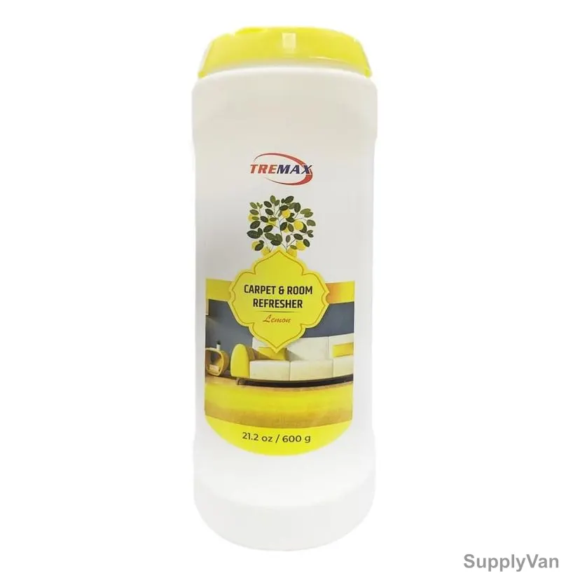 Tremax Carpet and Room Odor Eliminator Powder, Lemon, 600GM — image 1