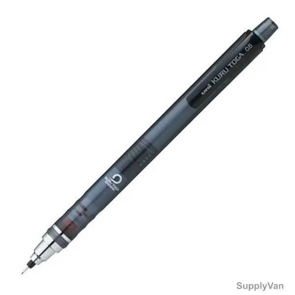 Uni-Ball Kurutoga Mechanical Pencil, M5-450T-GY, 0.5MM Tip Size, Grey, 12 Pcs/Pack