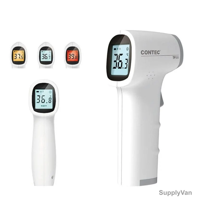 Contec Medical Infrared Forehead Thermometer, TP500, CE Certified, White — image 1