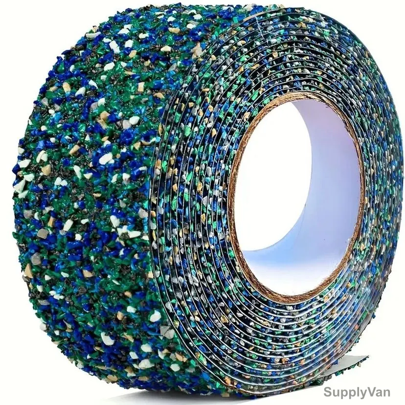 Anti-Slip Tape With Rubber Particles, 50MM Width x 5 Mtrs Length, Green — image 1