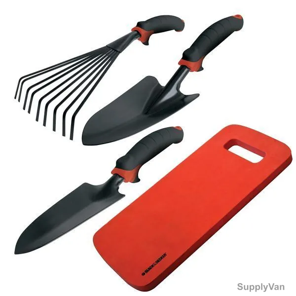 Black and Decker Garden Hand Tool Combo Pack, 33821, 4PCS