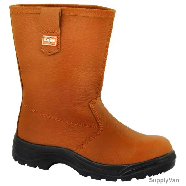 Gladiolus Welding Rigger Boots, G102030209, Strong, Leather, Size46, Tan