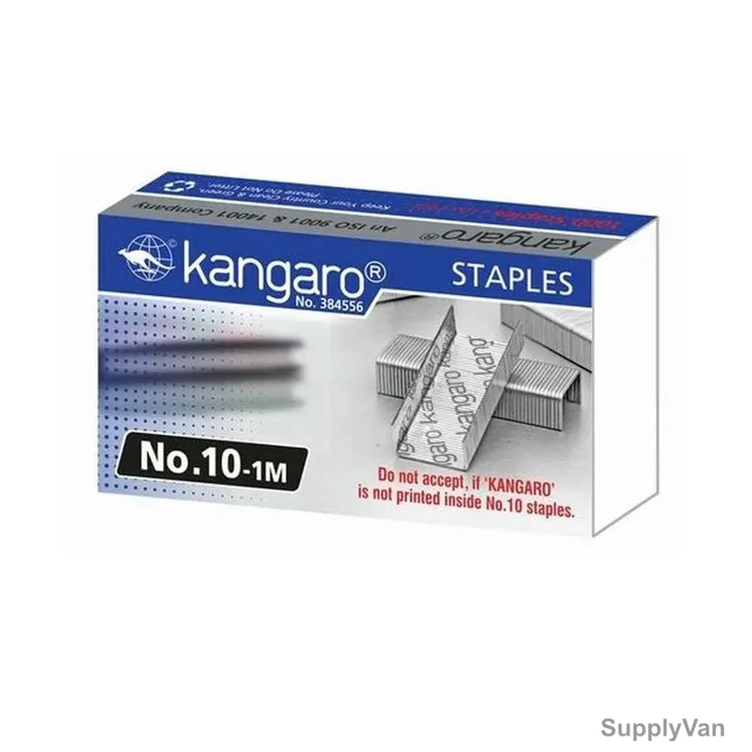 Kangaro Staple Pin, No-10-1M, 1000 Pcs/Pack