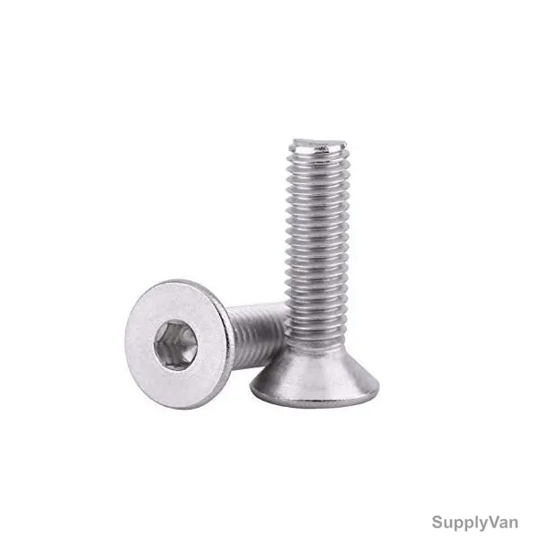 Extrusion Flat Head Bolt, Stainless Steel, M8 x 35MM, 10 Pcs/Pack