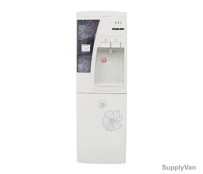 Nikai Water Dispenser, NWD1206N, 16 Liters, 2 Tap, Grey and White