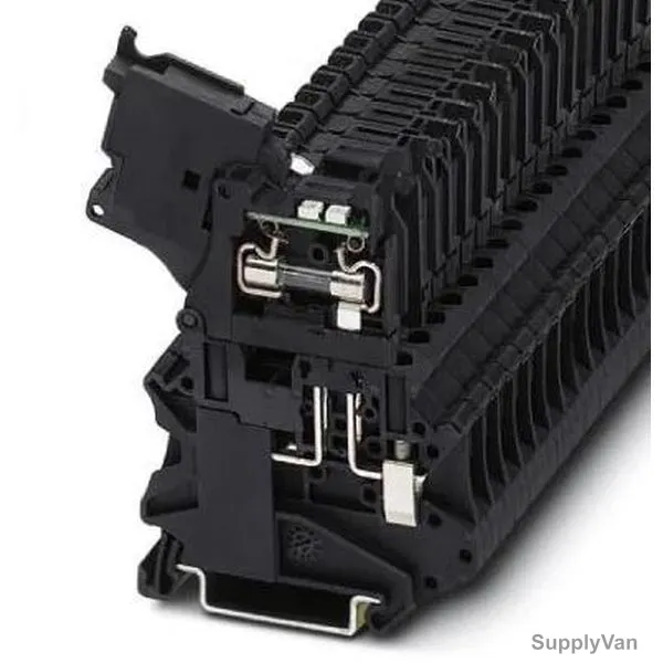 Phoenix Contact DIN Rail Terminal Block, 3046090, 24V, 6.3A, 26 to 10 AWG, 0.14-6 SQ.MM — image 1
