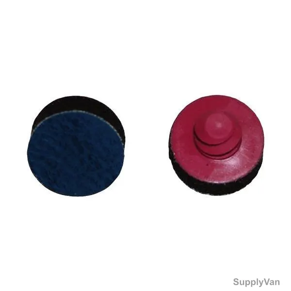 3M Finesse-it Roloc Sanding Pad w/ Quick-Change Attachment, 051141287386, 3/4Inch, Blue, PK10
