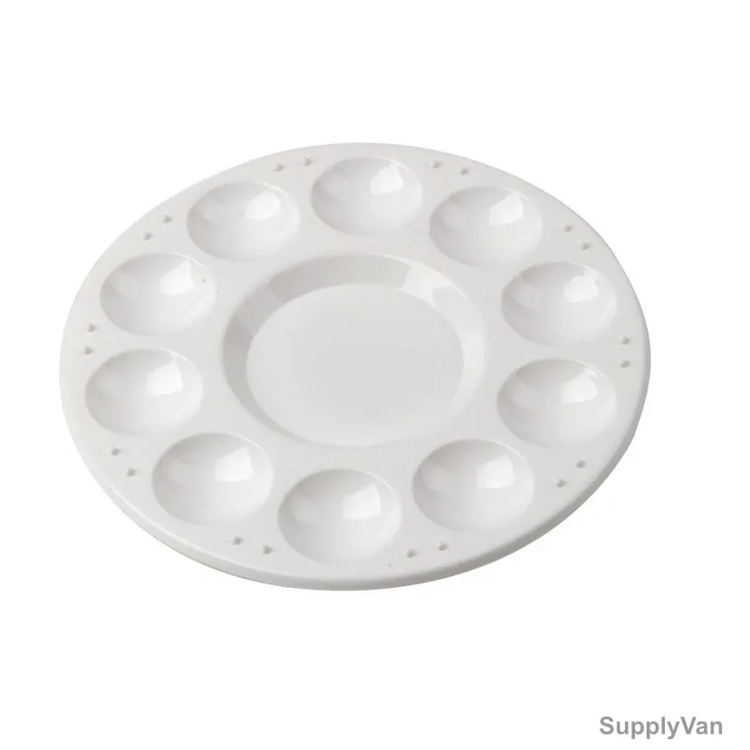 Sinoart Paint Palette, SFA003, Round, 17CM, Plastic