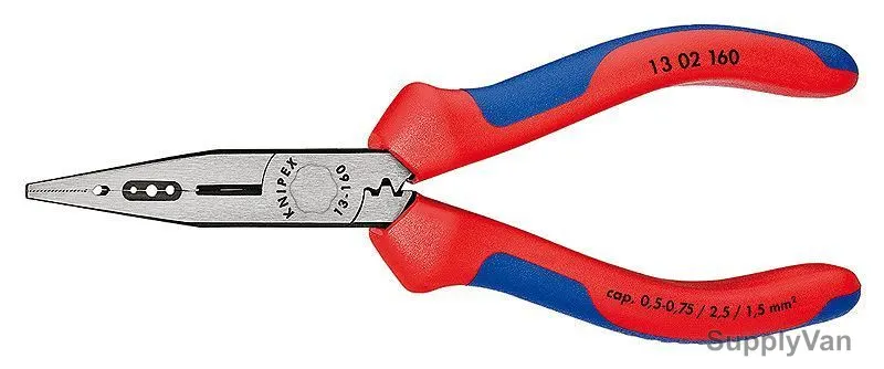 Knipex Electrician Plier, 1302160, 6-1/4 Inch