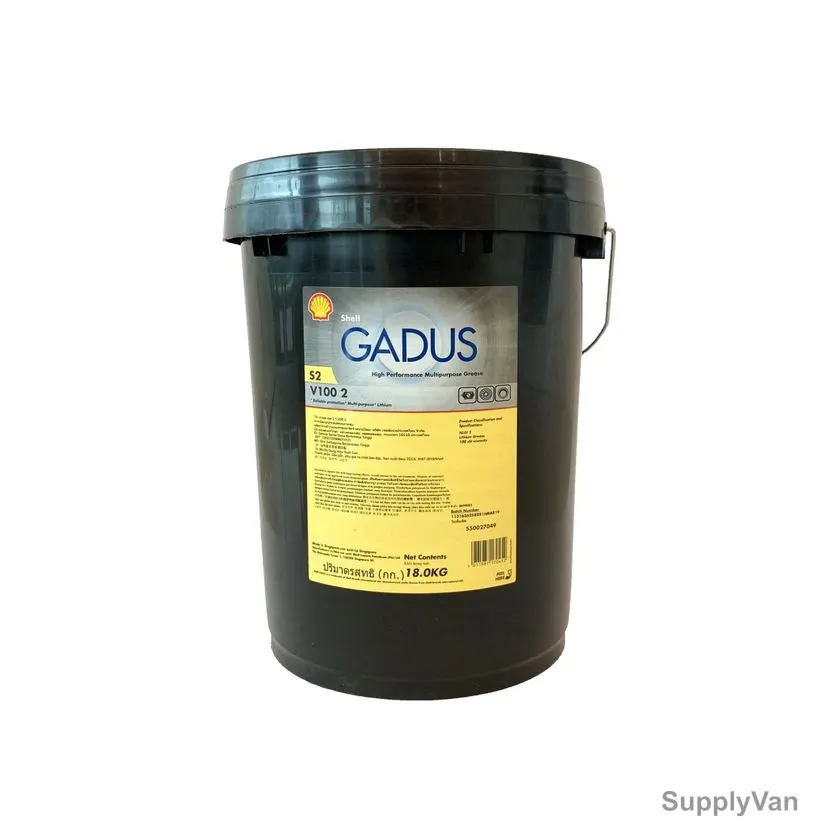 Shell Gadus S2 V100 2 Multi-Purpose Grease, 18 Kg