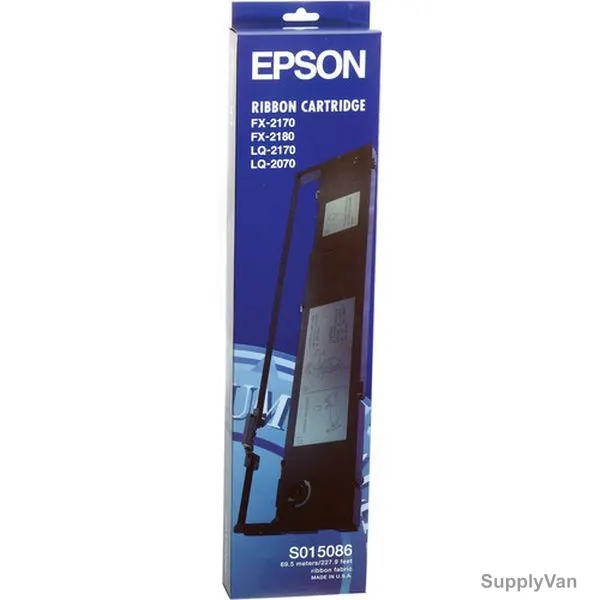 Epson Ribbon Cartridge, S015086, 69.5 Mtrs, Black — image 1