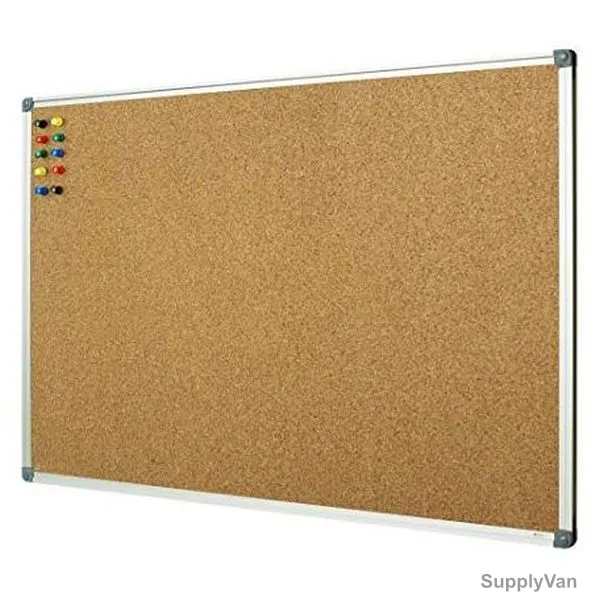 Modest Double Sided Cork Board With Hanging Clips, CB-0912, 90CM Width x 120CM Length