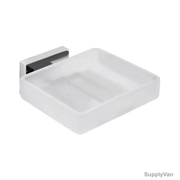 Vado Soap Dish and Holder, Level, Wall Mounted, Chrome, Silver — image 1