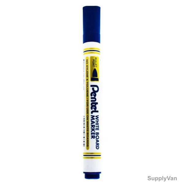 Pentel White Board Marker, PE-MW85-C, 4.2MM, Blue, 12 Pcs/Pack