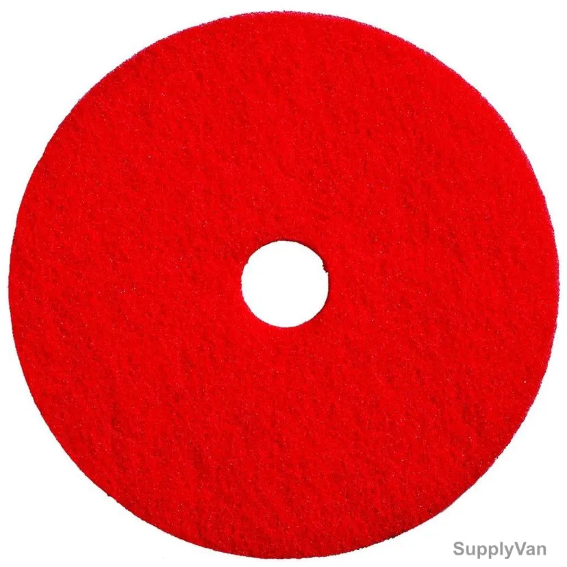 Norton Floor Pad, 66261054276, 17 Inch, Red, 5 Pcs/Pack — image 1