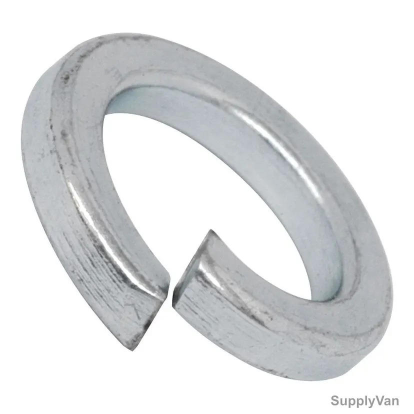 Spring Washer, Galvanized Iron, M10, 100 Pcs/Pack