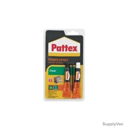 Pattex Power Epoxy Adhesive, 866010, Clear, 11ML, 2 Pcs/Pack