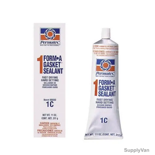 Permatex No. 1 Form-A-Gasket Sealant, 80003, 11 Oz, Reddish Golden Brown
